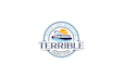 design greatest terrible fishing guide logo