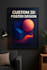 design custom 3d wall poster with depth and lighting effects