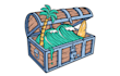 design high quality mini treasure chest logo with express delivery
