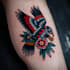 do traditional old school tattoo design