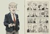 draw political cartoon and comic strip