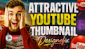 design attractive click bait amazing youtube thumbnail