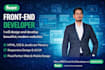 develop responsive and modern website using HTML, CSS, java