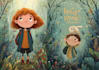 do children book illustrations and children book cover