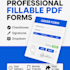 design or create editable and interactive fillable PDF forms
