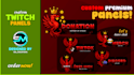 do clean stylish twitch panel designs for your channel