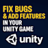 create playable ads with unity games bug fixing implement new features on going