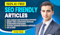 write SEO friendly articles for google adsense approval