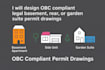 create architecture drawings as per ontario building code
