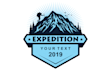 create awesome rustic mountain badge logo with express delivery