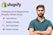 complete shopify store setup products payments, launch ready