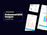 design a modern mobile app UI UX in figma