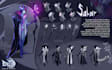 create stylized character concept art