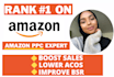 optimise, manage and setup amazon PPC campaigns amazon fba ppc ads campaign