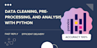 clean, preprocess, and analyze data with python