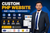 develop a custom PHP mysql website with admin panel