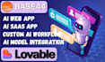 develop custom lovable saas ai webapp supabase base44 ai mvp mobile application