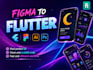 design flutter apps and convert figma to flutter