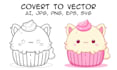 redraw the logo to vector, convert the image to vector