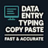 do fast data entry, copy paste, and typing work