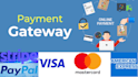 integrate crypto, paypal, stripe payment gateway API into your ecommerce website