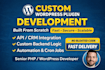 automate your wordpress website with custom plugins and integrations