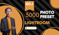 create 3000 custom lightroom preset package