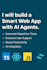 build a smart web app with ai agents