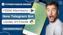 develop custom telegram bots, automation, and data scrapers with python