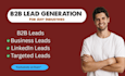 provide targeted b2b lead generation email list for any industries