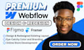 design or develop webflow website, figma to webflow, webflow landing page