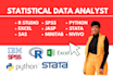 help with statistical data analysis using spss r studio excel python stata jasp