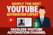 manage, script and automate your faceless youtube channel
