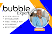 bubble mvp bubble app bubble io website build adalo bubble saas app web app