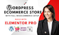 design responsive wordpress ecommerce website with woocommerce setup