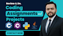 do coding assigned tasks, game and app development projects in cpp, python, java