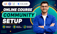 setup circle so skool discord online community circle so skool course upload