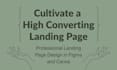 create a custom, responsive landing page