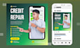 design credit repair flyer, instagram, facebook post