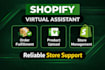 be your shopify virtual assistant for store management and order fulfillment