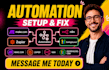 setup make com automation n8n ai agent gohighlevel whatsapp chatbot airtable n8n