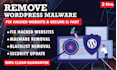 do wordpress malware removal, fix hacked site and website security