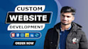 do websites development as full stack web developer front end backend developer