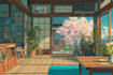 create anime, game, and visual novel background painting