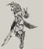 im going to draw your fursona or creature in a semi realistic comic style