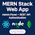 develop a full stack mern web application with admin panel