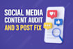audit your social media and provide optimized post rewrites