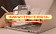 manually type handwritten notes, scanned PDF to word with formatting