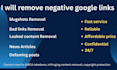 delete negative google links, erase defaming articles and mugshots