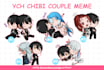 draw cute ych chibi couple